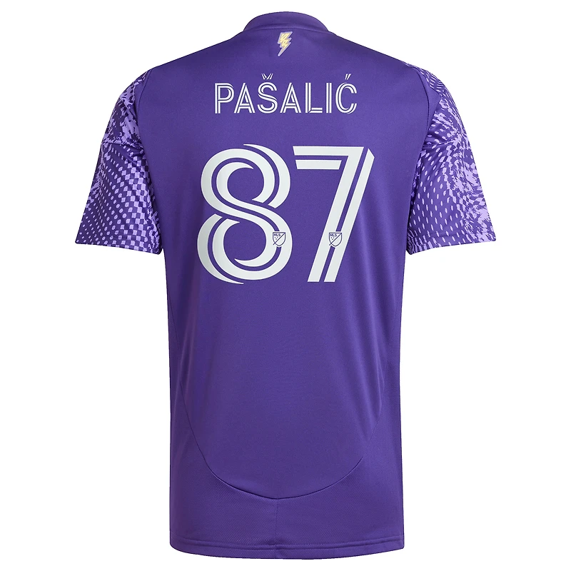 Men's adidas Marco Pašalić Purple Orlando City SC 2025 Perfect Storm Replica Player Jersey