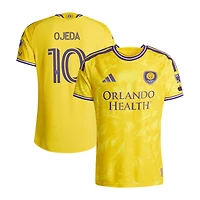 Men's adidas Martín Ojeda Yellow Orlando City SC 2026 Sunken Treasure Kit On-Field Authentic Patch Jersey