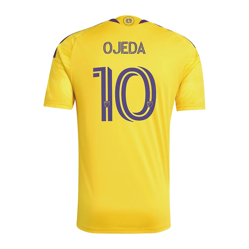 Men's adidas Martín Ojeda Yellow Orlando City SC 2026 Sunken Treasure Kit Replica Jersey