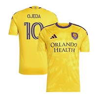 Men's adidas Martín Ojeda Yellow Orlando City SC 2026 Sunken Treasure Kit Replica Jersey