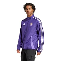 Men's adidas Purple/White Orlando City SC 2025 Anthem Reversible Full-Zip Jacket