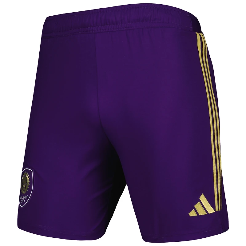 Short adidas violet Orlando City SC 2023 extérieur AEROREADY Authentic pour homme