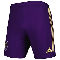 Short adidas violet Orlando City SC 2023 extérieur AEROREADY Authentic pour homme