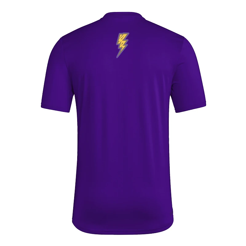 Men's adidas  Purple Orlando City SC 2025 Jersey Hook AEROREADY T-Shirt