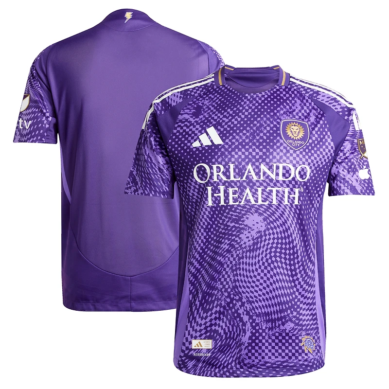 Men's adidas Purple Orlando City SC 2025 Perfect Storm Authentic Jersey