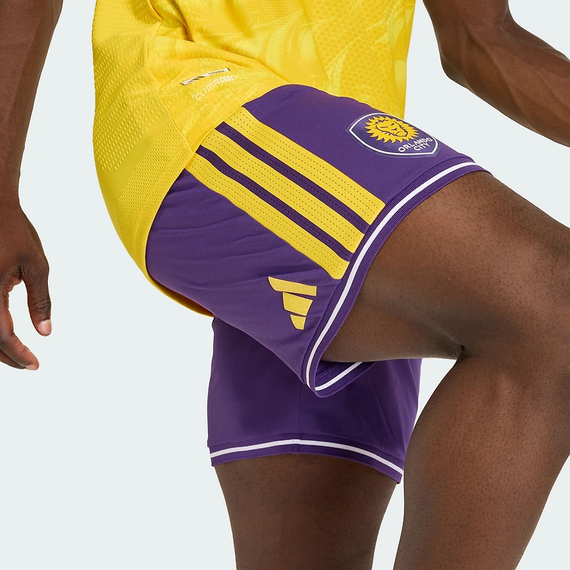 Short de terrain authentique adidas Orlando City SC 2026 violet pour homme