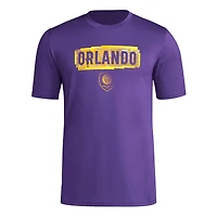Men's adidas Purple Orlando City SC Local Pop AEROREADY T-Shirt