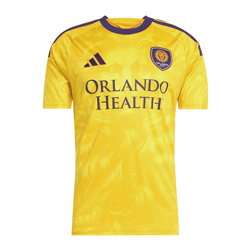 Men's adidas Robin Jansson Gold Orlando City SC 2026 Sunken Treasure Kit Replica Jersey