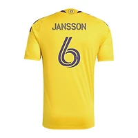 Men's adidas Robin Jansson Gold Orlando City SC 2026 Sunken Treasure Kit Replica Jersey