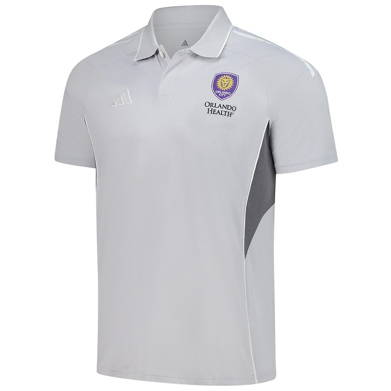 Men's adidas Silver Orlando City SC 2025 Training Polo