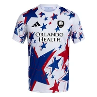Men's adidas  White Orlando City SC 2026 Americana Pre-Match Jersey