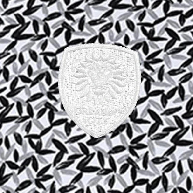 Polo Orlando City SC Seasons gris/noir Antigua pour homme