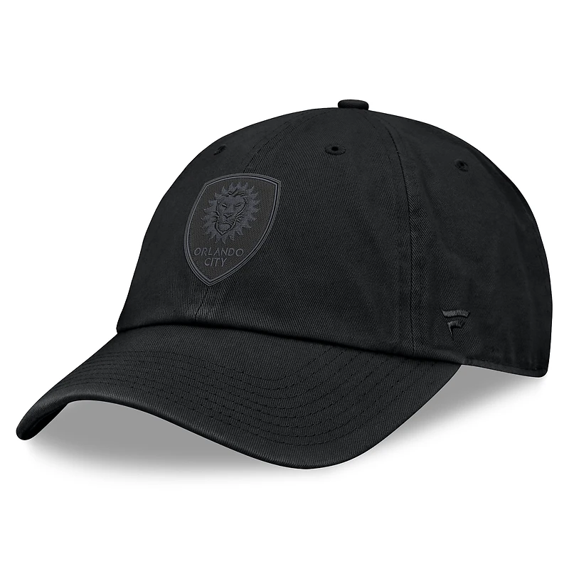 Men's Fanatics Black Orlando City SC Tinge Dad Adjustable Hat