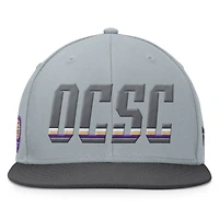 Casquette Snapback grise Fanatics pour hommes Orlando City SC Smoke
