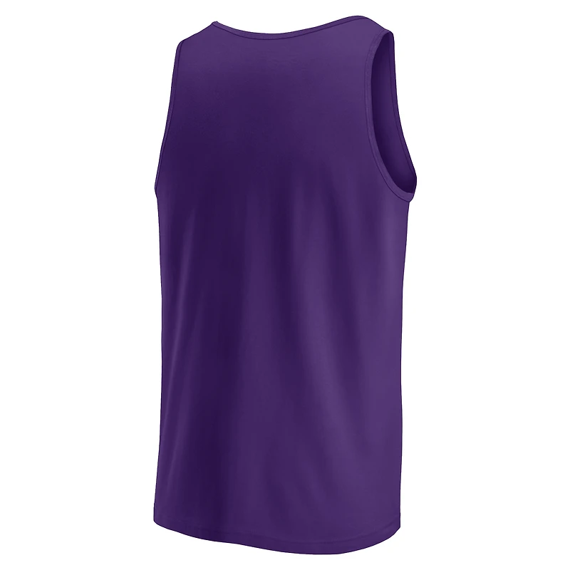 Débardeur violet Fanatics Orlando City SC Run Angle pour hommes