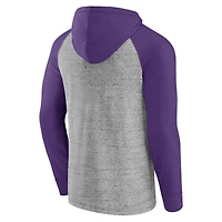 Sweat à capuche Fanatics Steel Orlando City SC Deflection Raglan pour hommes