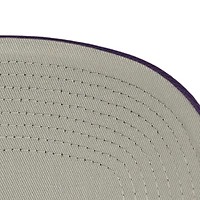 Men's Mitchell & Ness  Cream/Purple Orlando City SC Upside Down Pro Pinch Snapback Hat