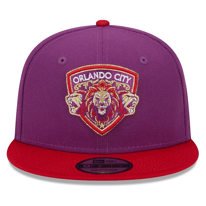 Casquette Snapback 9FIFTY Snapback New Era Orlando City SC 2024 Jersey Hook pour homme