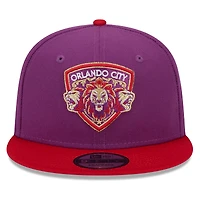 Casquette Snapback 9FIFTY Snapback New Era Orlando City SC 2024 Jersey Hook pour homme