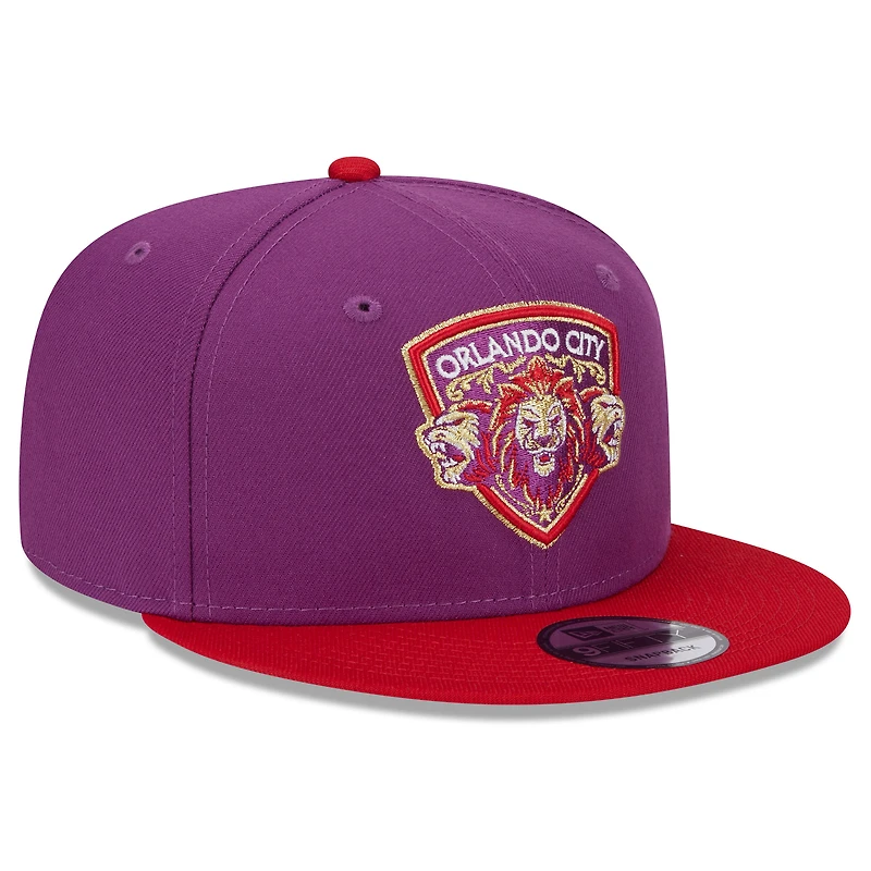 Casquette Snapback 9FIFTY Snapback New Era Orlando City SC 2024 Jersey Hook pour homme