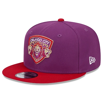 Casquette Snapback 9FIFTY Snapback New Era Orlando City SC 2024 Jersey Hook pour homme