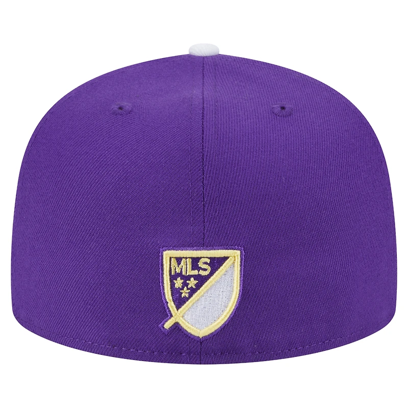 Men's New Era  Purple Orlando City SC 2025 Kickoff 59FIFTY Fitted Hat