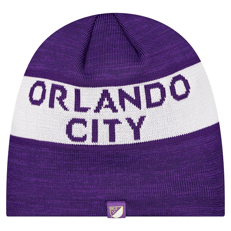 Men's New Era Purple Orlando City SC 2025 Kickoff Beanie