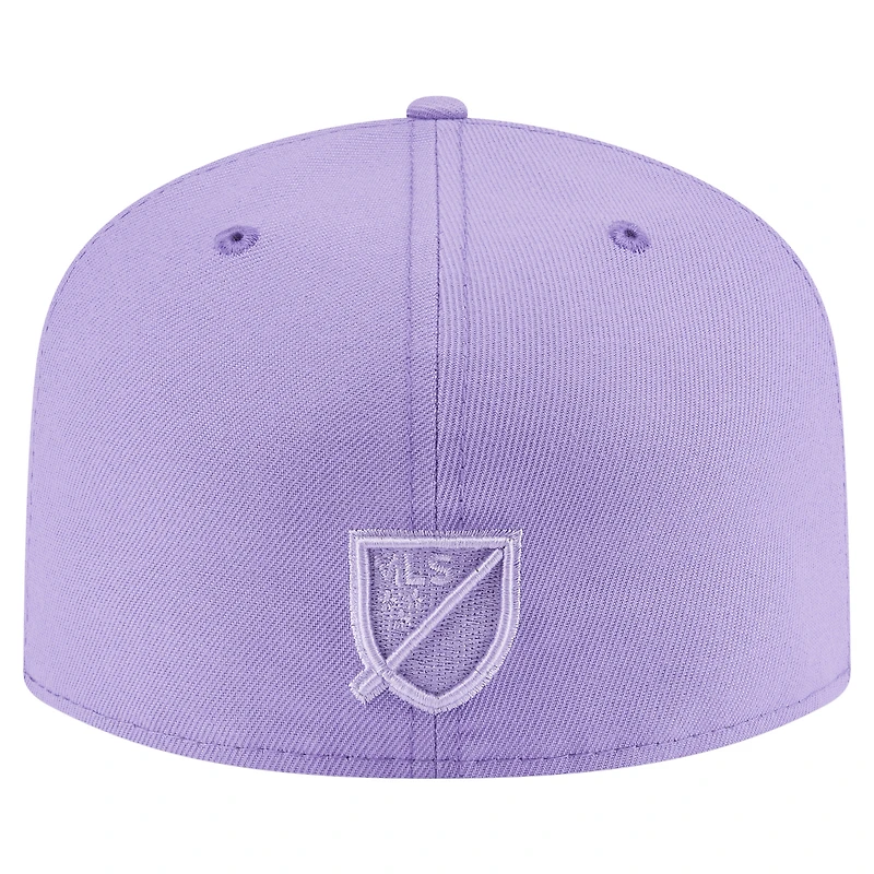 Casquette ajustée A-Frame 59FIFTY violette Orlando City SC pour homme New Era