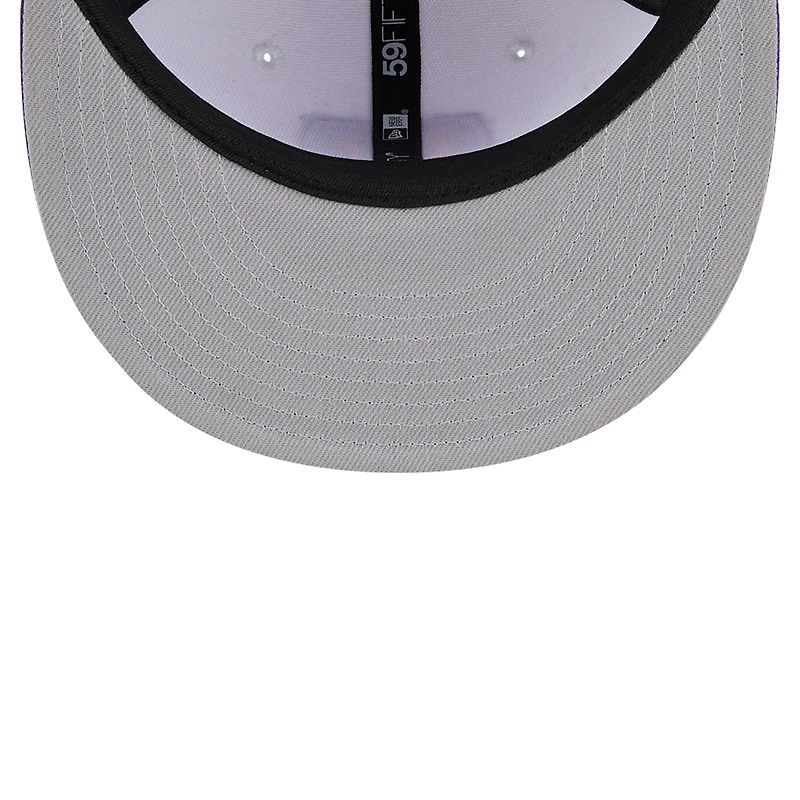 Men's New Era White/Purple Orlando City SC 2024 Kick Off Collection 59FIFTY Fitted Hat