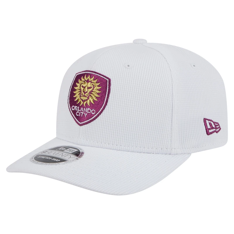Men's New Era White Orlando City SC 2025 Jersey Hook 9SEVENTY Adjustable Hat
