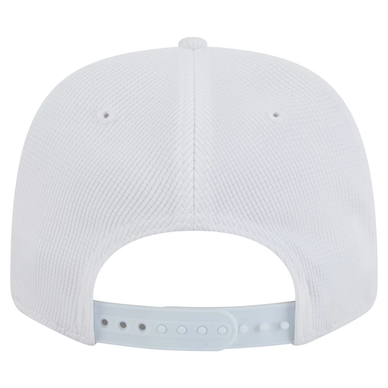 Casquette extensible à boutons-pression Orlando City SC 2025 blanche New Era pour homme