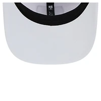 Casquette extensible à boutons-pression Orlando City SC 2025 blanche New Era pour homme