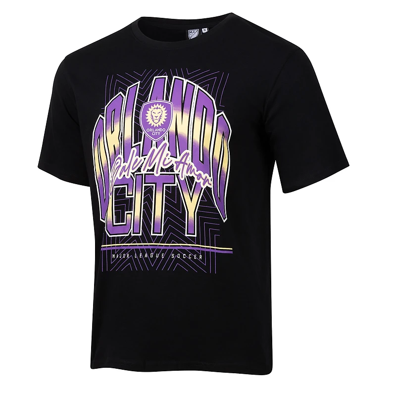 Men's Sport Design Sweden Black Orlando City SC Vintage '90s Relaxed T-Shirt