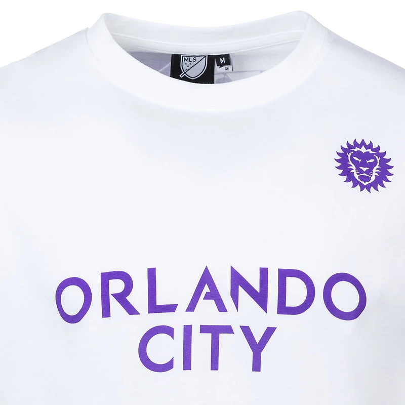 Men's Sport Design Sweden White Orlando City SC Celestial Oversized Graphic T-Shirt