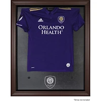 Vitrine de présentation pour maillot avec logo de l'équipe marron encadré Orlando City SC