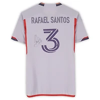 Maillot adidas violet clair dédicacé Rafael Santos Orlando City SC n° 3, utilisé lors du match, saison 2024 de la MLS - Taille M