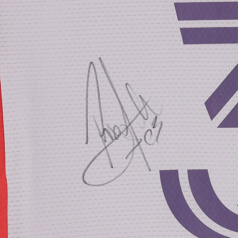 Maillot adidas violet clair dédicacé Rafael Santos Orlando City SC n° 3, utilisé lors du match, saison 2024 de la MLS - Taille M