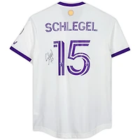 Maillot blanc n°15 autographié par Rodrigo Schlegel d'Orlando City SC lors de la saison 2023 de la MLS