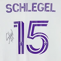 Maillot blanc n°15 autographié par Rodrigo Schlegel d'Orlando City SC lors de la saison 2023 de la MLS