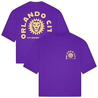T-shirt unisexe Live Breathe Futbol violet Orlando City SC Tunnel