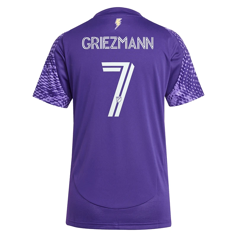 Women's adidas Antoine Griezmann Purple Orlando City SC 2025 Perfect Storm Replica Jersey