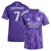 Women's adidas Antoine Griezmann Purple Orlando City SC 2025 Perfect Storm Replica Jersey