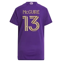 Women's adidas Duncan McGuire Purple Orlando City SC 2024 The Wall Kit Replica Player Jersey