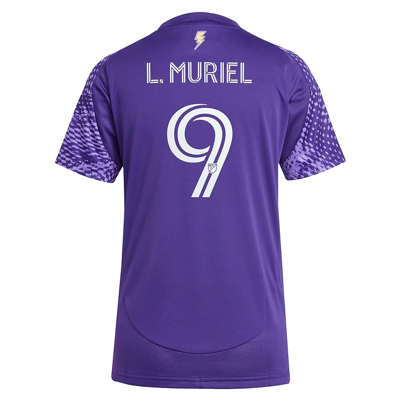 Women's adidas Luis Muriel Purple Orlando City SC 2025 Perfect Storm Replica Player Jersey
