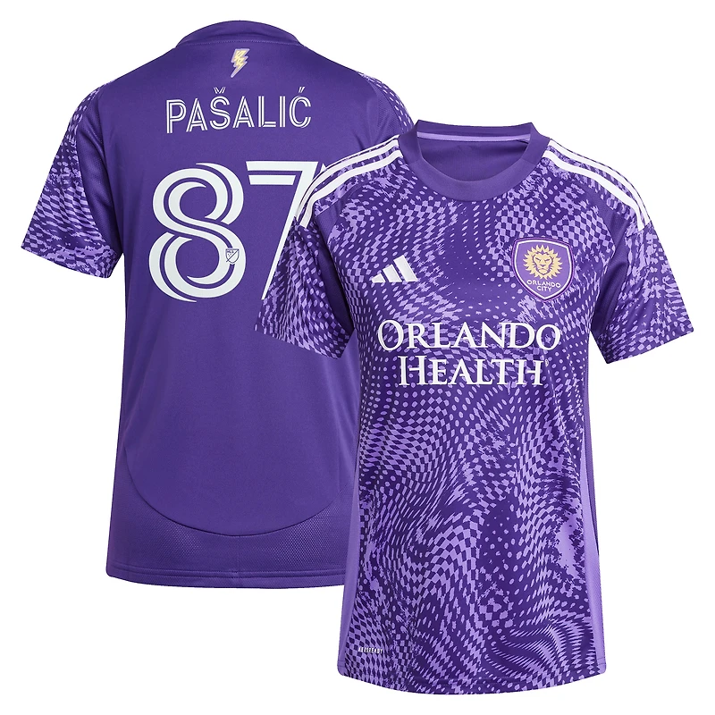 Women's adidas Marco Pašalić Purple Orlando City SC 2025 Perfect Storm Replica Player Jersey