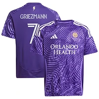 Youth adidas Antoine Griezmann Purple Orlando City SC 2025 Perfect Storm Replica Jersey