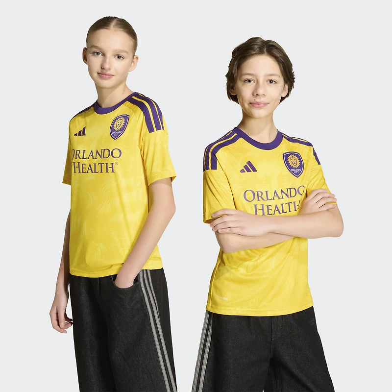 Youth adidas Gold Orlando City SC 2026 Sunken Treasure Kit Replica Jersey