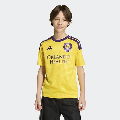 Youth adidas Gold Orlando City SC 2026 Sunken Treasure Kit Replica Jersey