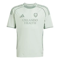Youth adidas Light Green Orlando City SC 2025 One Planet Pre-Match Top