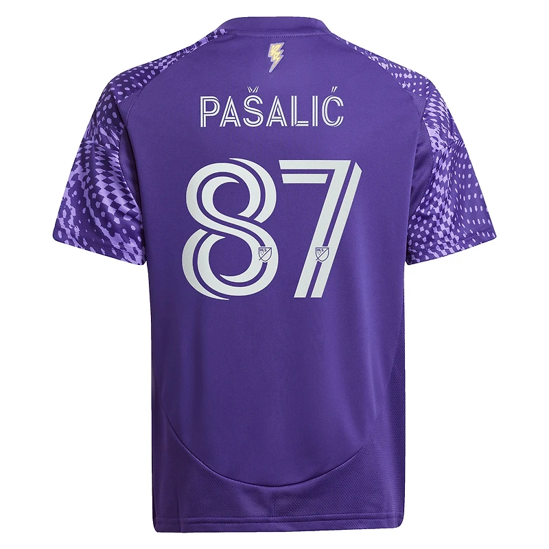 Youth adidas Marco Pašalić Purple Orlando City SC 2025 Perfect Storm Replica Player Jersey